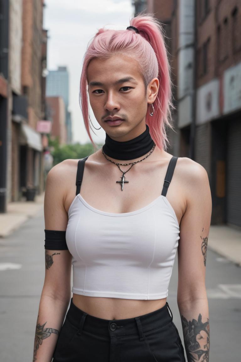 Photify AI prompt preview for Gothic Street Style pack - 240 - 2025-04-24T17:12:57.654Z