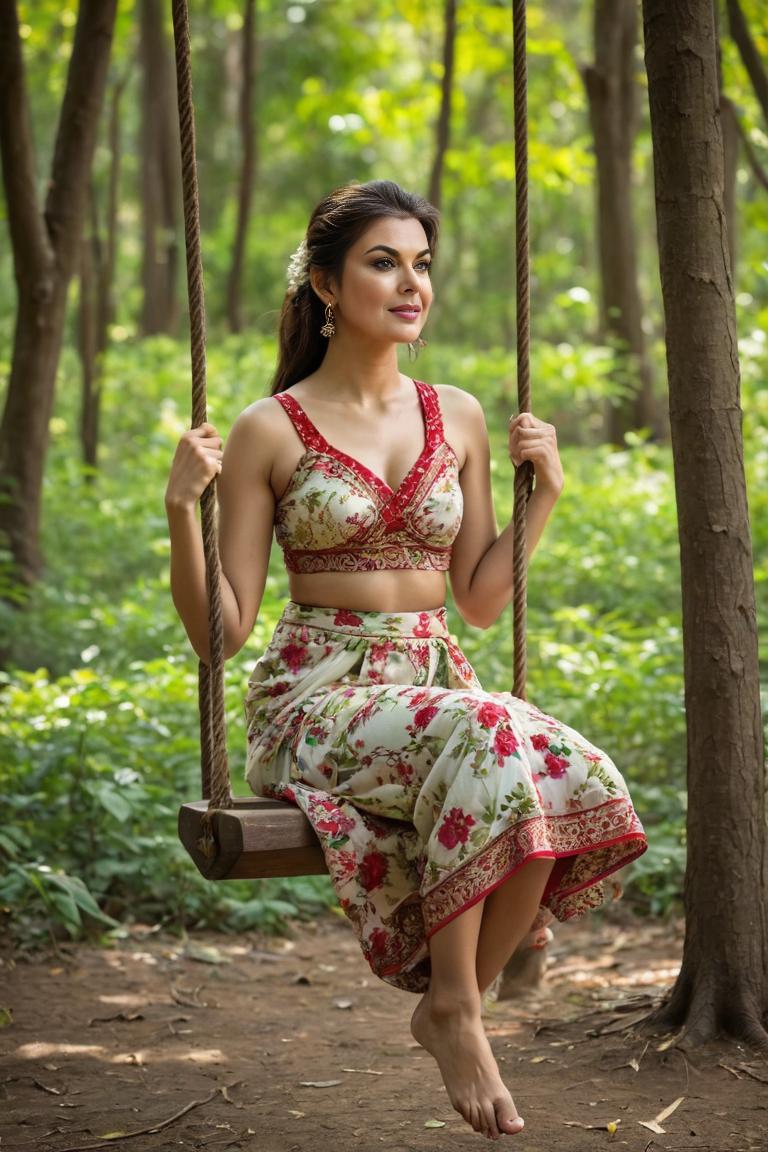 Photify AI prompt preview for Swinging In Saree pack - 240 - 2025-05-30T23:38:44.816Z