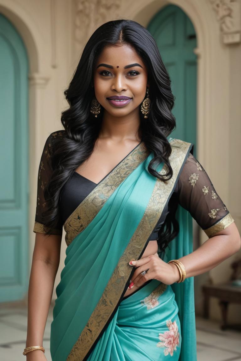 Photify AI prompt preview for Indian Saree 01 pack - 240 - 2025-05-31T00:12:13.554Z