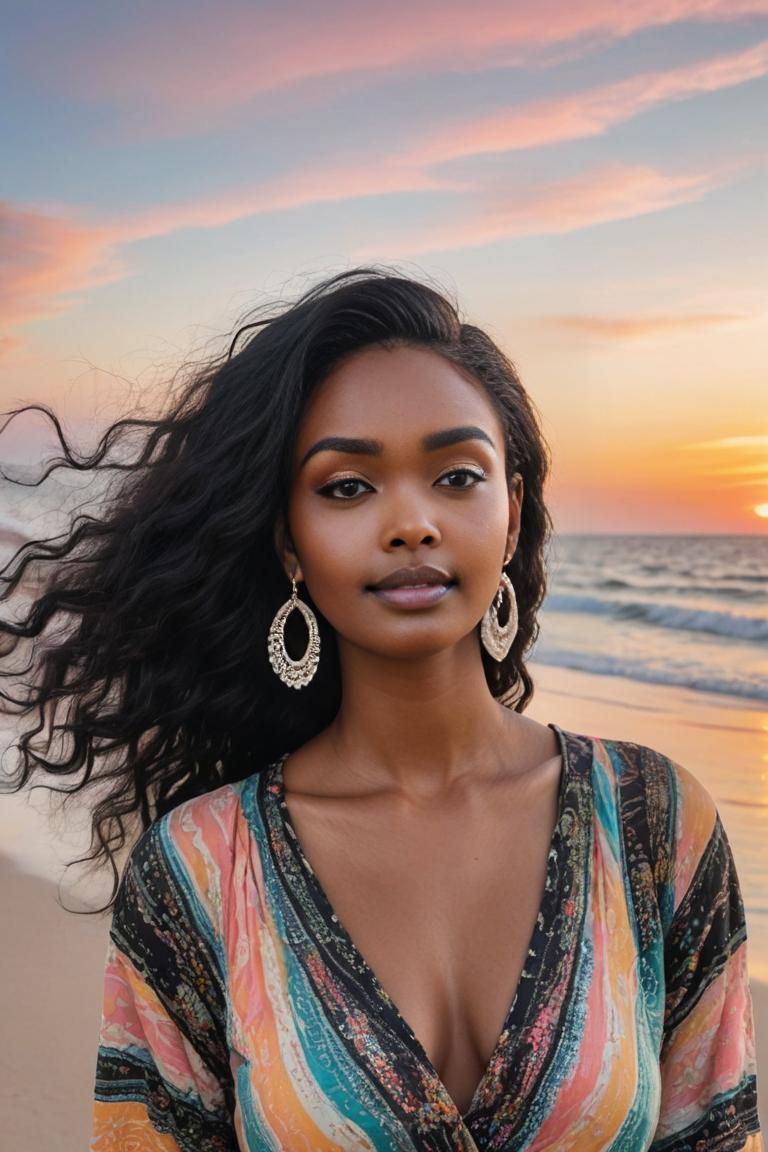 Photify AI prompt preview for Earrings & Blouse pack - 240 - 2025-05-31T00:29:32.514Z