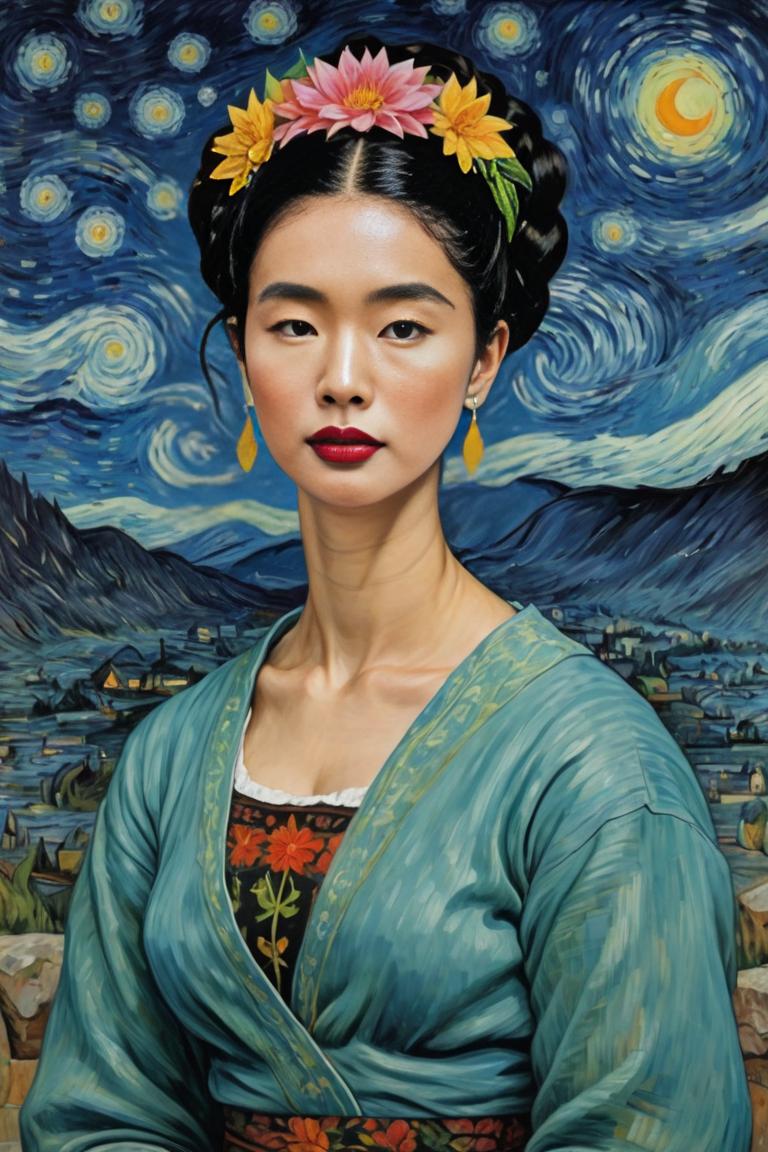 Photify AI prompt preview for Frida Kahlo2🏵️🌸🌼 pack - 240 - 2025-05-31T00:10:04.093Z