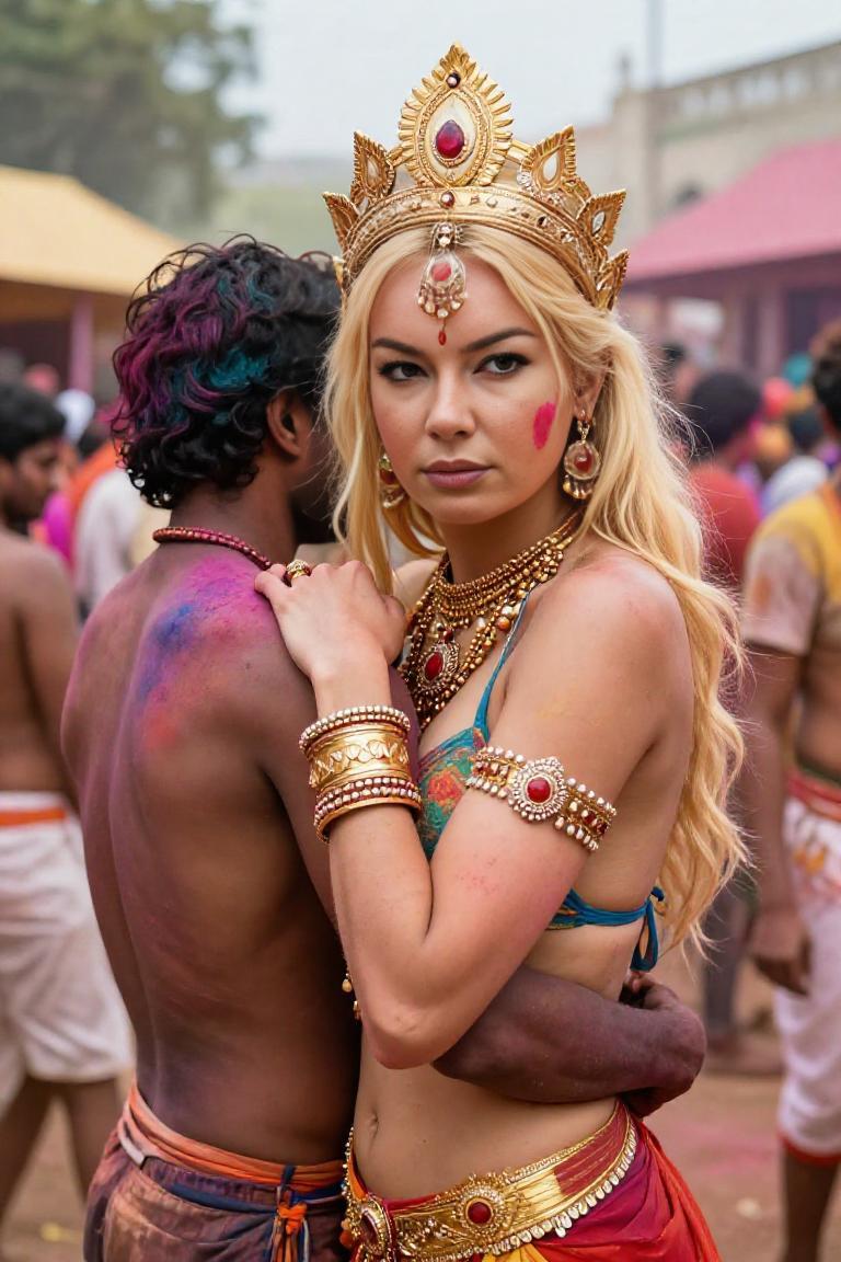 Photify AI prompt preview for Mythological Holi Moment pack - 240 - 2026-08-25T09:08:34.755Z