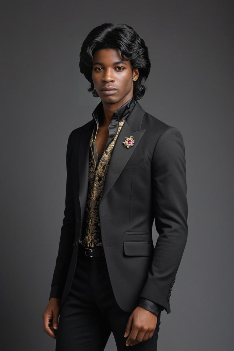 Photify AI prompt preview for Prince Roger Nelson Style pack - 240 - 2025-05-09T06:59:02.476Z