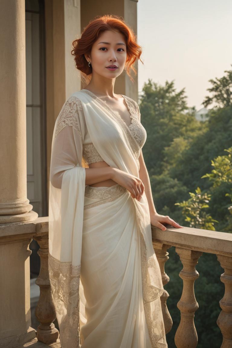 Photify AI prompt preview for White Saree Elegance pack - 240 - 2025-05-24T12:51:48.106Z