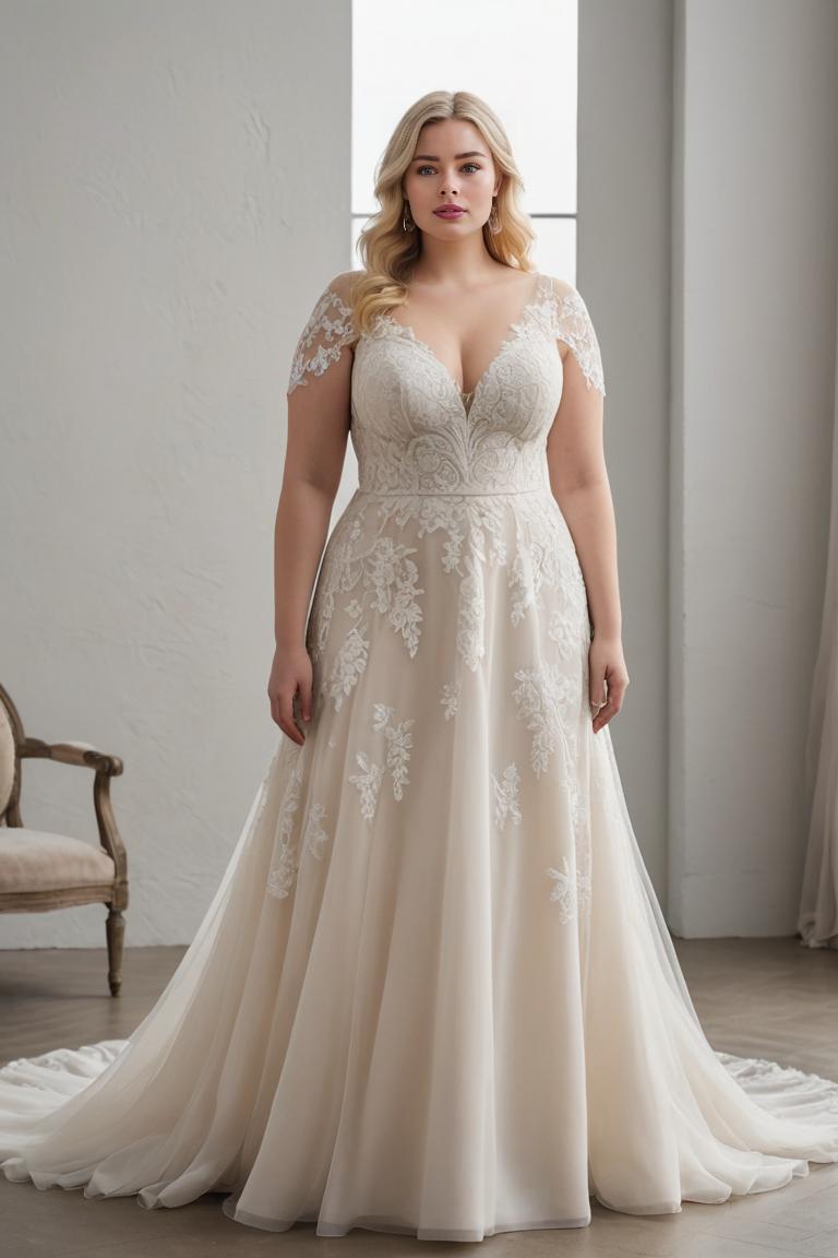 Photify AI prompt preview for Plus Size Wedding pack - 240 - 2025-04-21T15:05:04.312Z