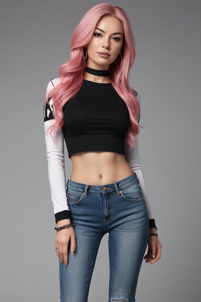 Photify AI prompt preview for Jeans Girl Sexy Casual Cowgirl pack - 240 - 2025-05-09T06:15:26.193Z