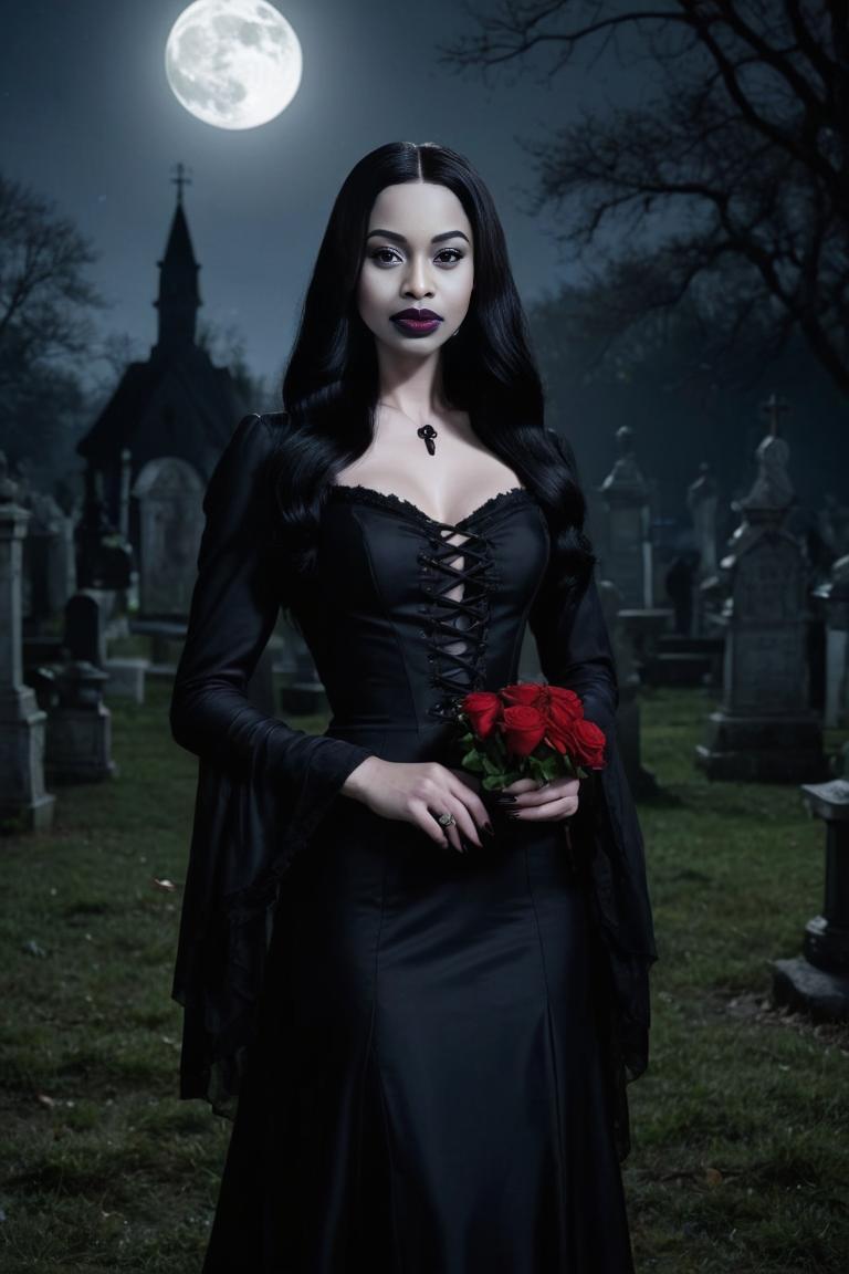 Photify AI prompt preview for Addams Family pack - 240 - 2025-05-30T23:52:54.684Z