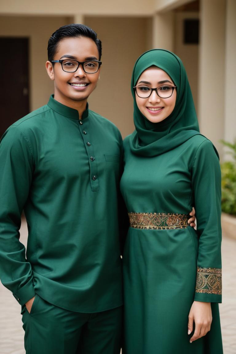 Photify AI prompt preview for Hijabi Couple pack - 240 - 2025-04-28T08:20:07.117Z