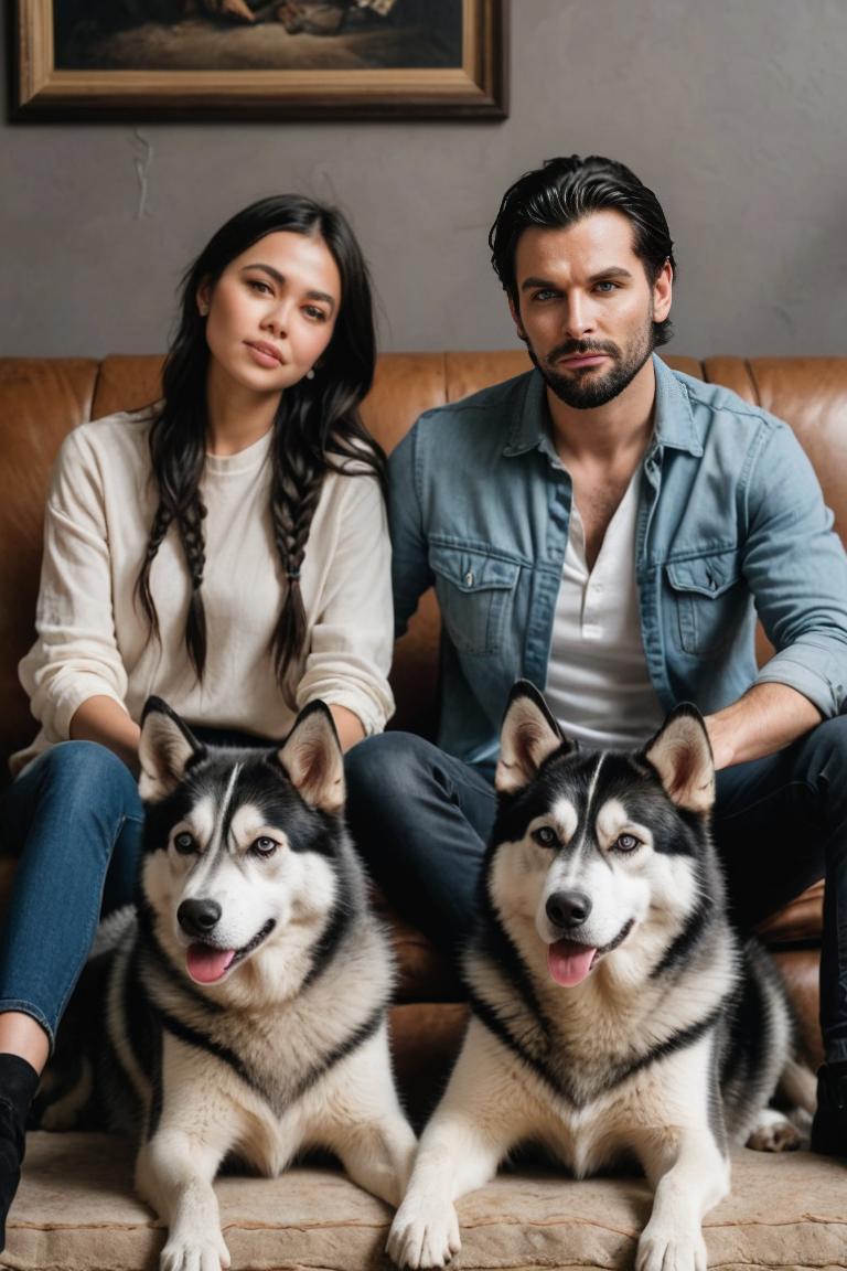 Photify AI prompt preview for Couples & Huskies pack - 240 - 2025-09-11T18:41:55.658Z