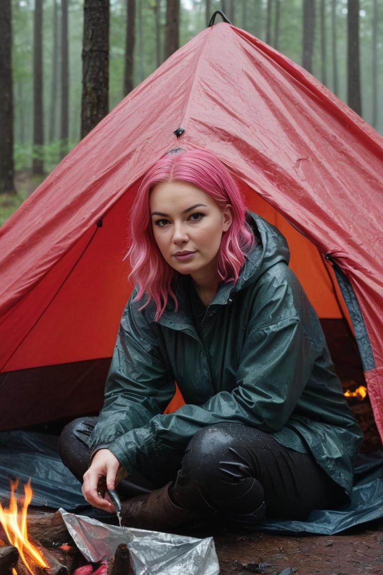 Photify AI prompt preview for Camp Woman pack - 240 - 2025-04-21T11:36:17.792Z