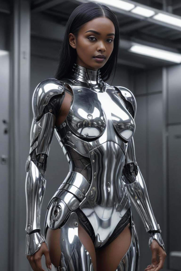 Photify AI prompt preview for Chrome Cyborg pack - 240 - 2025-04-28T09:45:13.091Z