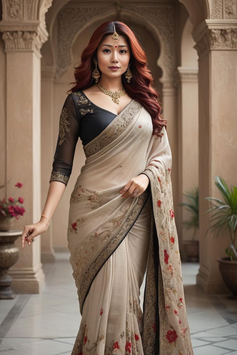 Photify AI prompt preview for Indian Saree 01 pack - 240 - 2025-05-31T00:12:13.554Z
