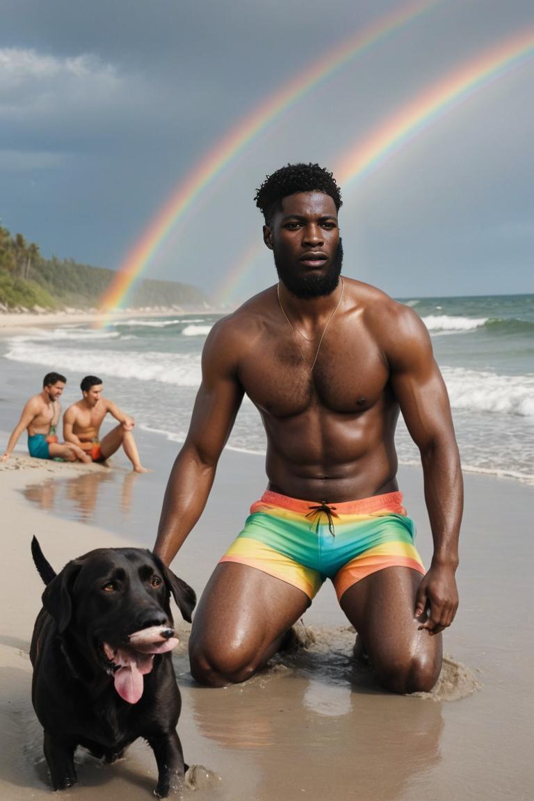 Photify AI prompt preview for Beach ⛱️ Fun For Guys pack - 240 - 2025-04-24T01:27:26.390Z