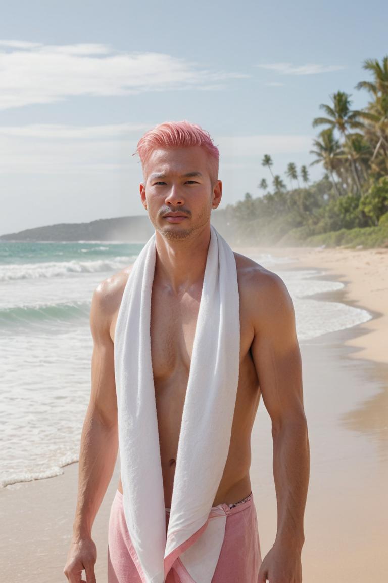 Photify AI prompt preview for Beach Hunk pack - 240 - 2025-05-09T04:54:30.210Z