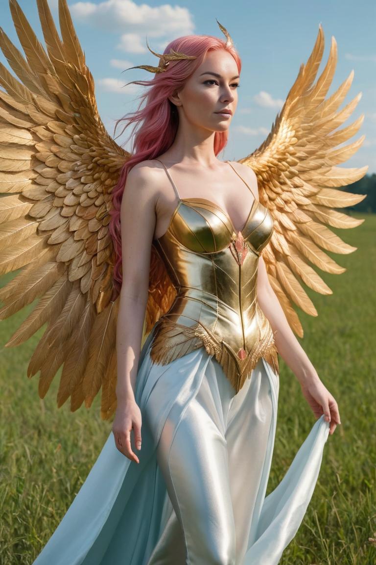 Photify AI prompt preview for Woman Golden Phoenix pack - 240 - 2025-05-09T08:34:57.804Z