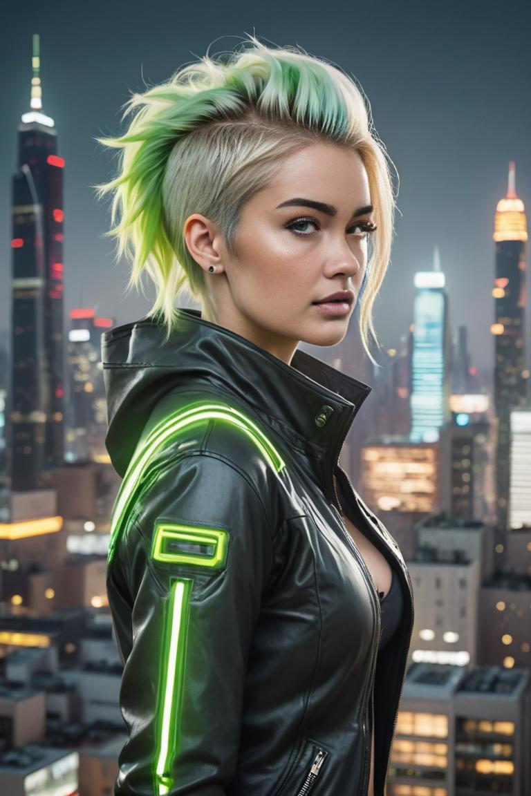 Photify AI prompt preview for Cyber Hair pack - 240 - 2025-11-11T08:26:12.947Z