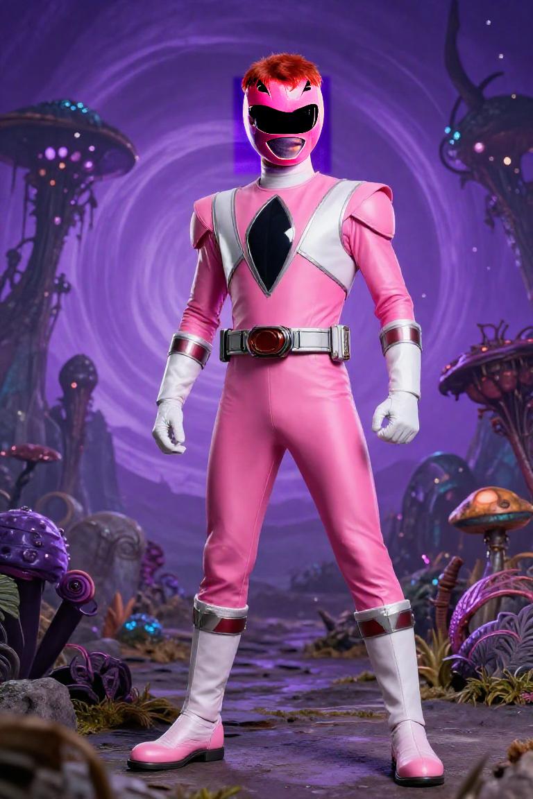 Photify AI prompt preview for Pink Ranger Vibes pack - 240 - 2026-03-01T13:42:51.051Z