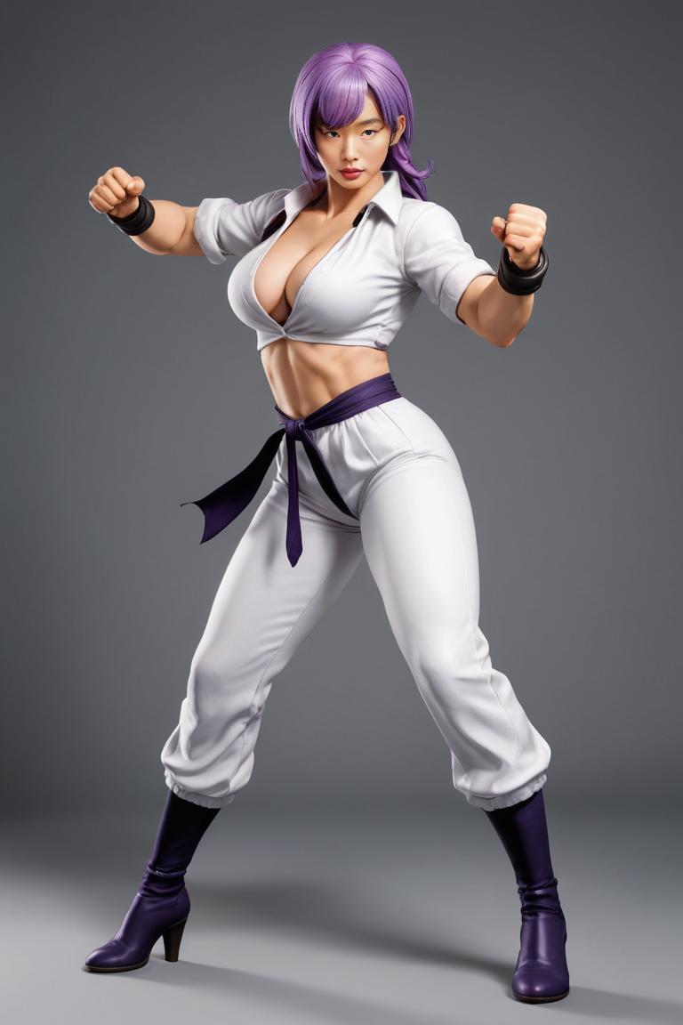 Photify AI prompt preview for Street Fighter (female) pack - 240 - 2025-05-09T06:05:16.617Z