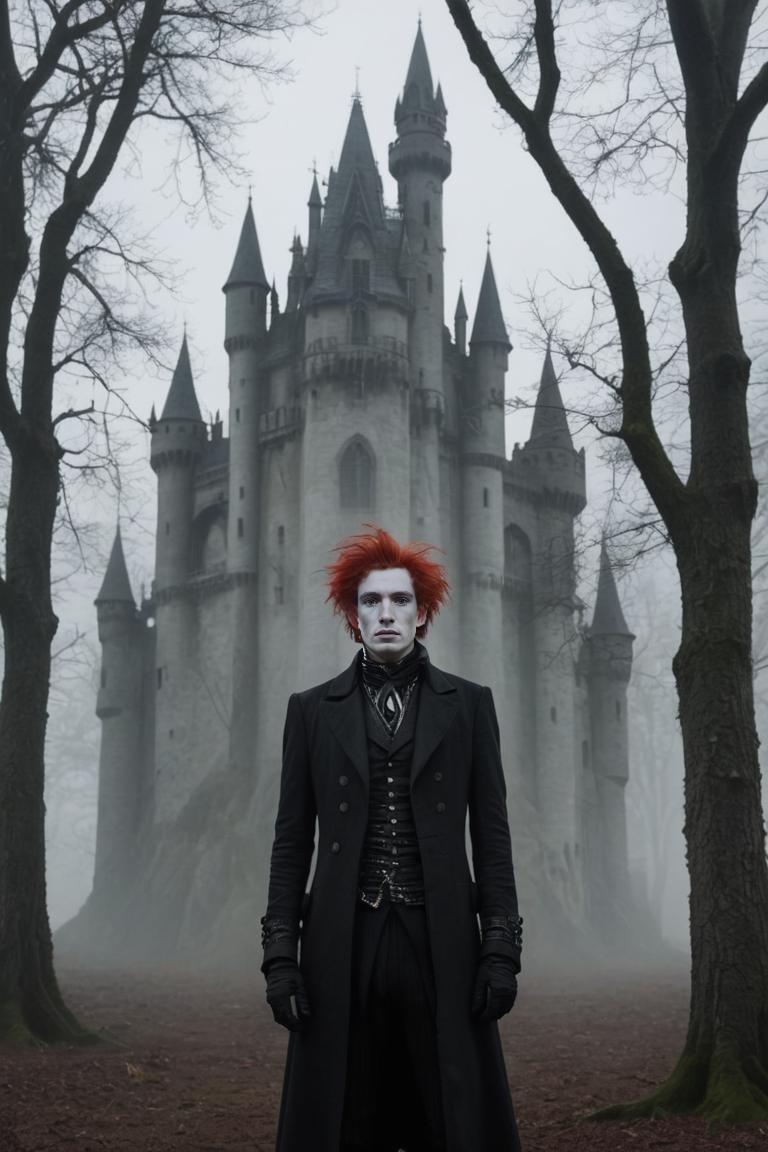 Photify AI prompt preview for Gothic Night Tim Burton Style pack - 240 - 2025-04-27T05:59:05.508Z