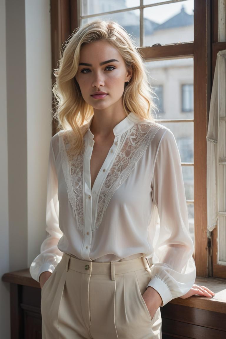 Photify AI prompt preview for Stylish Blouses pack - 240 - 2025-04-24T00:09:14.447Z