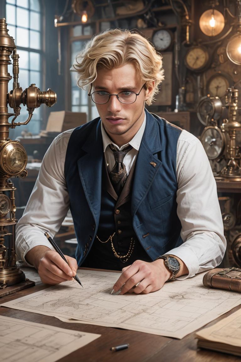 Photify AI prompt preview for Steampunk Scientist pack - 240 - 2025-10-22T20:05:33.956Z