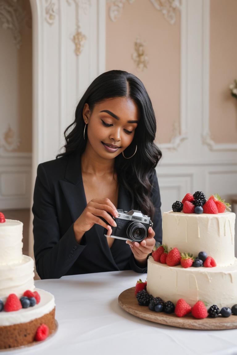 Photify AI prompt preview for Wedding Cakes pack - 240 - 2025-04-27T20:12:55.759Z