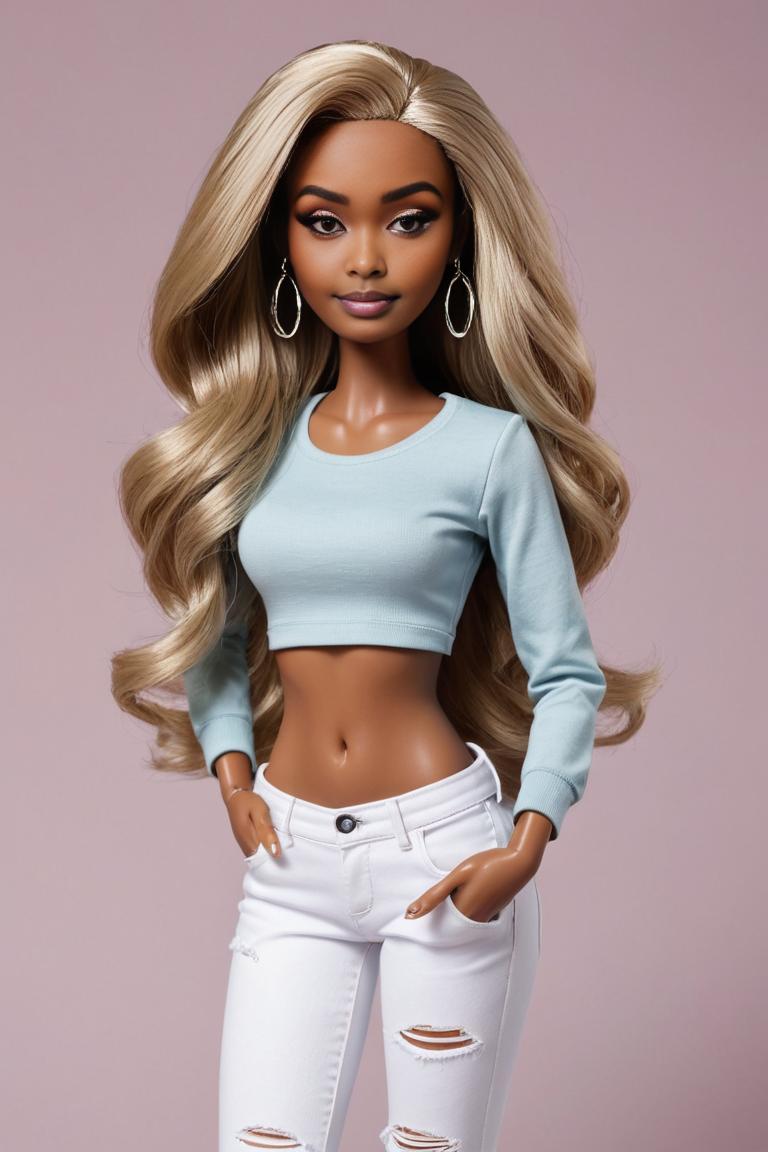 Photify AI prompt preview for Cute Barbie Doll pack - 240 - 2025-05-09T08:17:51.398Z