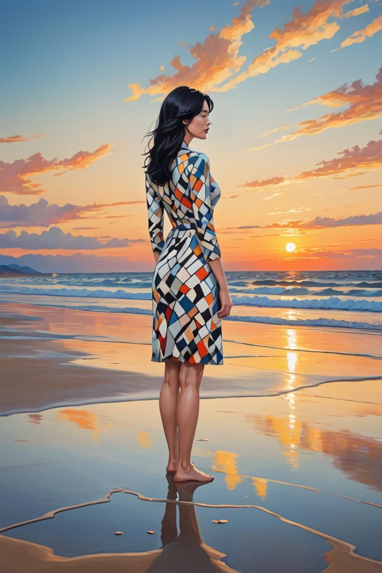 Photify AI prompt preview for Cubist Sunset pack - 240 - 2025-06-13T01:52:12.089Z