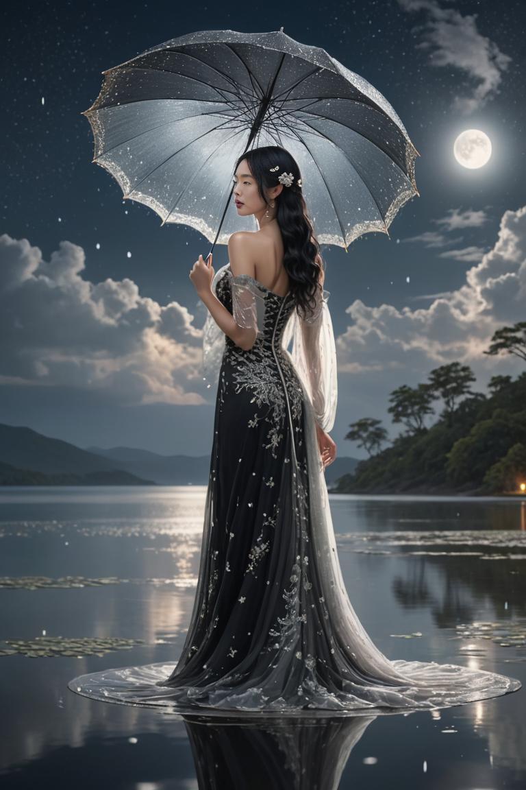 Photify AI prompt preview for Girls In Rain With Umbrella pack - 240 - 2025-04-20T16:15:57.741Z