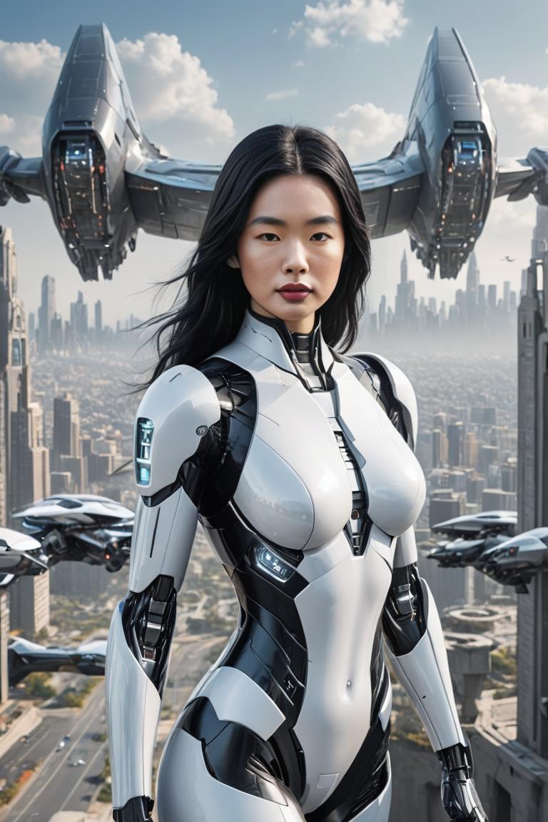 Photify AI prompt preview for Cybernetic Femme pack - 240 - 2025-07-04T12:57:11.380Z