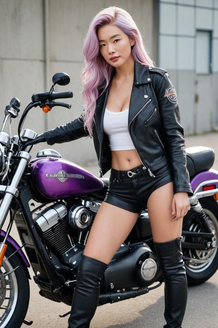 Photify AI prompt preview for Ladies Of Harley pack - 240 - 2025-05-09T04:55:30.113Z