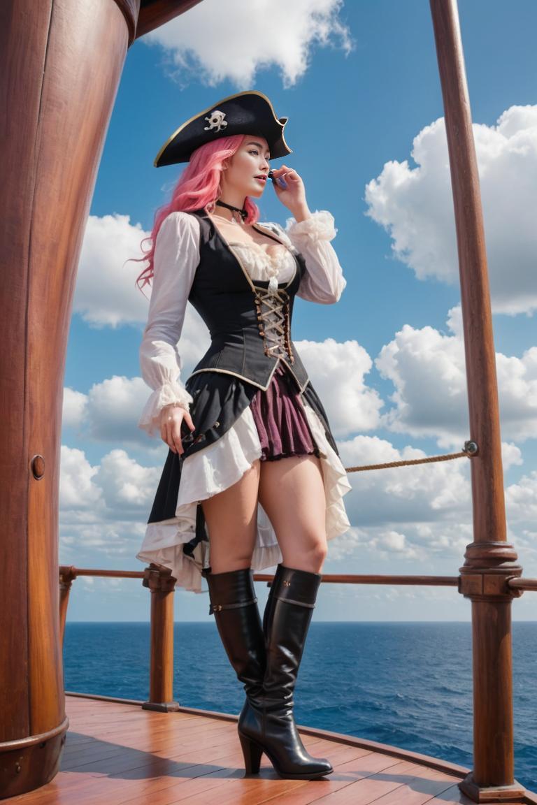 Photify AI prompt preview for Pirate Queen pack - 240 - 2025-04-30T23:58:26.943Z