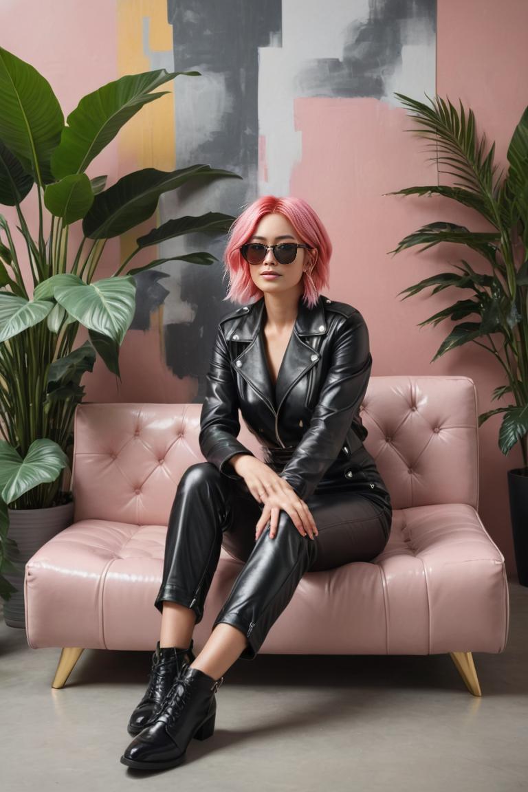 Photify AI prompt preview for Chic Leather Ensemble pack - 240 - 2025-05-31T00:16:13.209Z