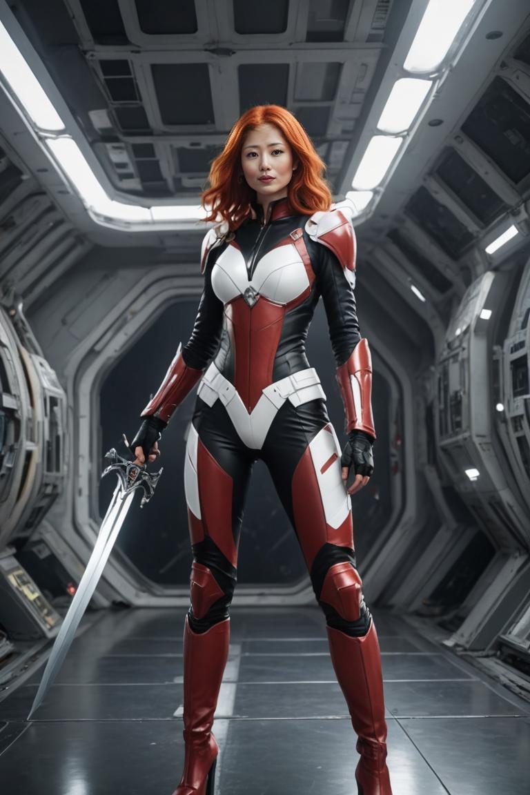 Photify AI prompt preview for Futuristic Crimson Queen pack - 240 - 2025-07-20T11:04:14.667Z