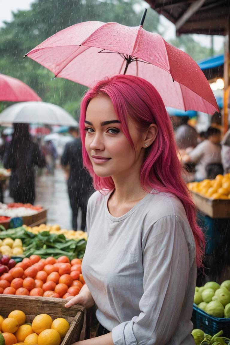 Photify AI prompt preview for Rainy Portraits pack - 240 - 2025-05-31T00:26:25.130Z