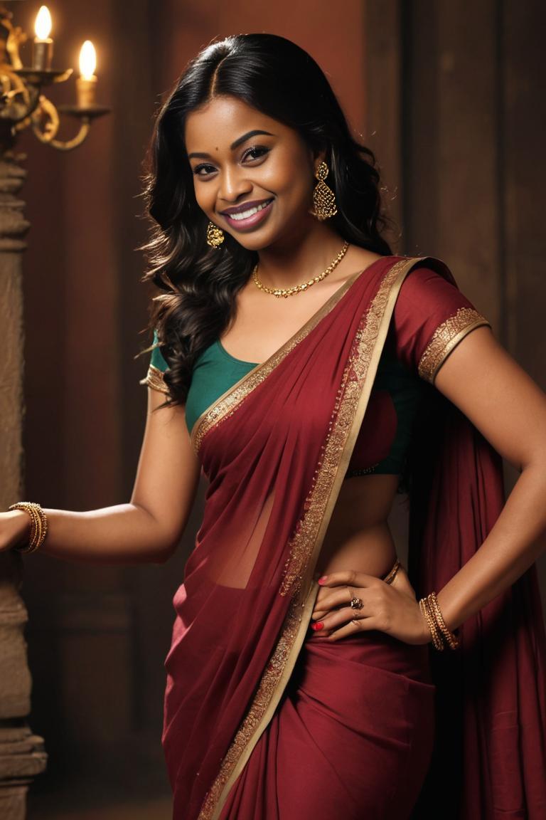 Photify AI prompt preview for Saree Flirty pack - 240 - 2025-05-09T04:33:58.119Z