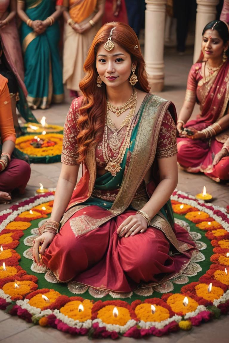 Photify AI prompt preview for Rangoli Radiance pack - 240 - 2026-04-03T17:19:56.451Z