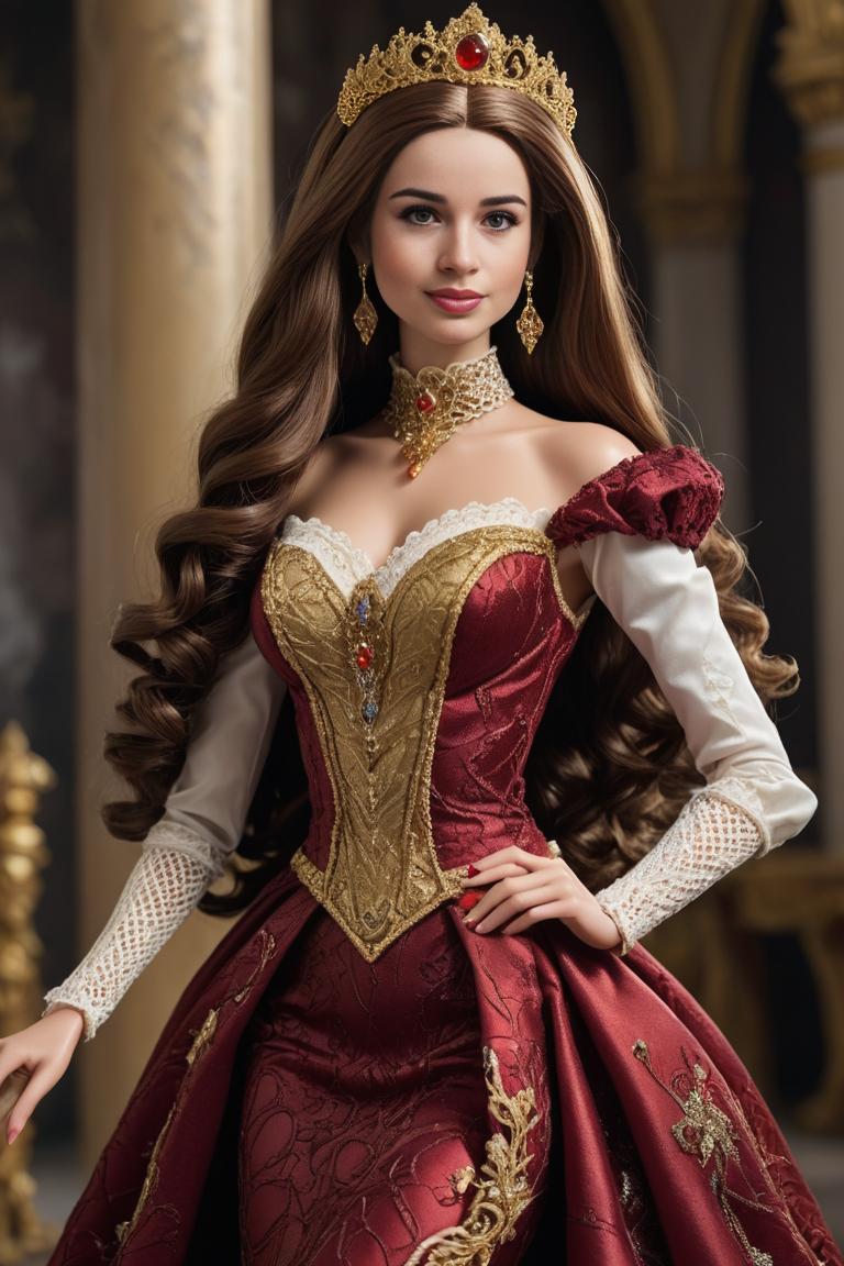Photify AI prompt preview for Barbie Doll Baroque pack - 240 - 2025-04-19T02:02:55.934Z