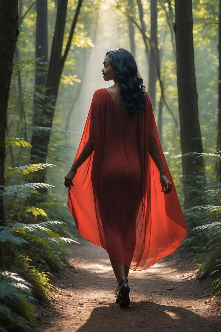 Photify AI prompt preview for Forest Transparent Red Cloak pack - 240 - 2025-04-27T12:37:19.684Z