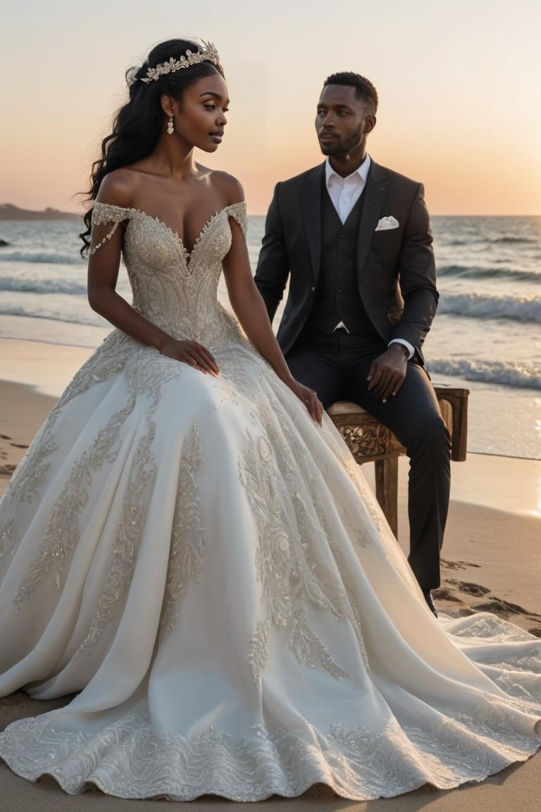 Photify AI prompt preview for Beach Wedding pack - 240 - 2025-06-13T07:25:08.989Z