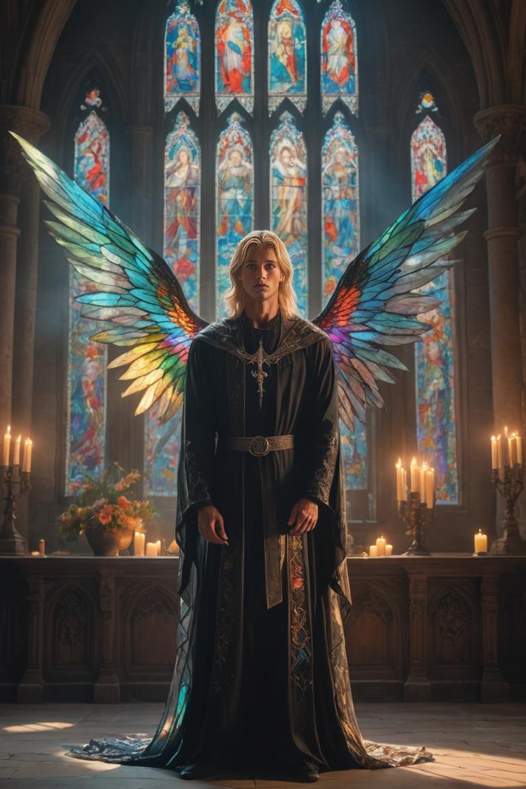 Photify AI prompt preview for Gothic Angel Visions pack - 240 - 2025-12-04T20:18:15.577Z