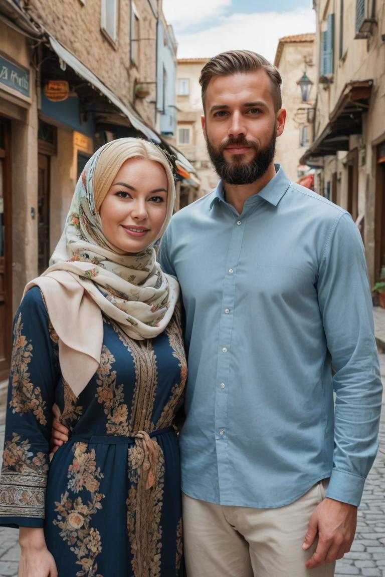 Photify AI prompt preview for Hijab Romance pack - 240 - 2025-05-09T05:22:50.193Z