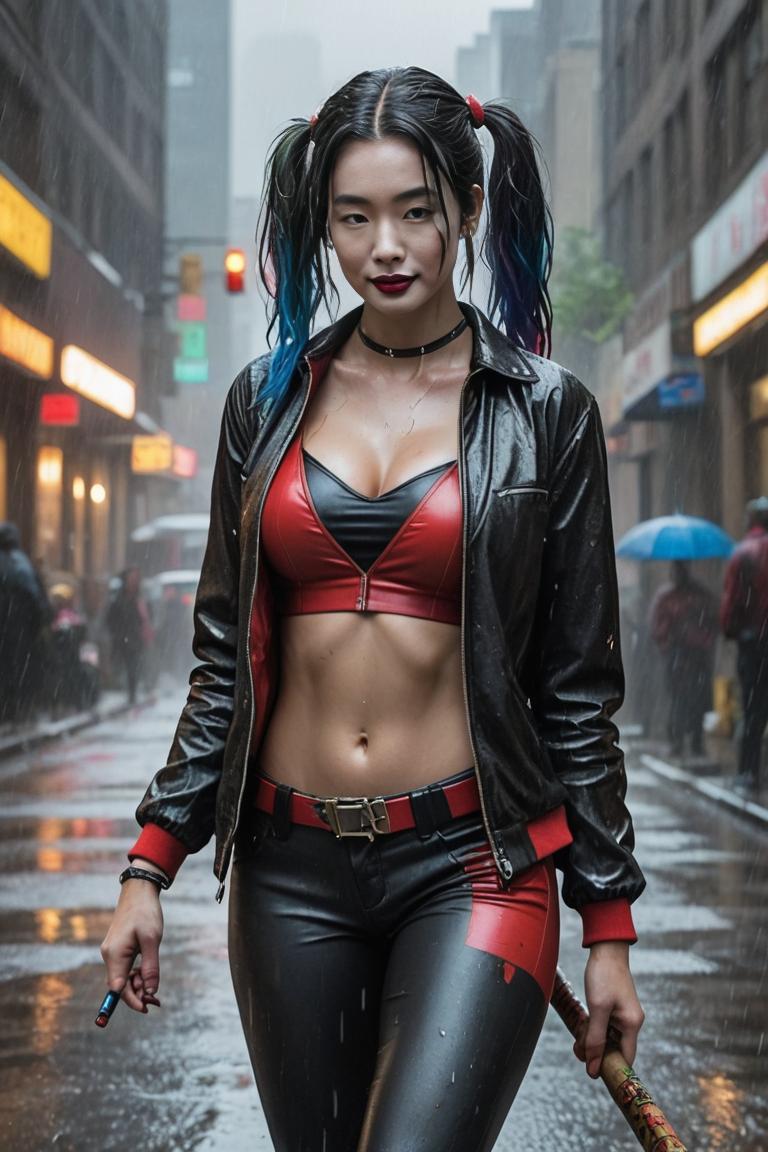 Photify AI prompt preview for Harley Quinn In Gotham pack - 240 - 2025-05-09T04:41:05.517Z