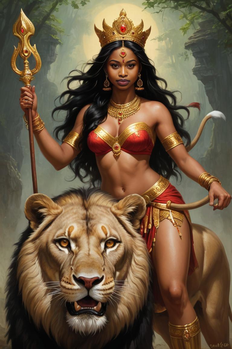 Photify AI prompt preview for Maa Durga pack - 240 - 2025-05-30T23:41:23.896Z