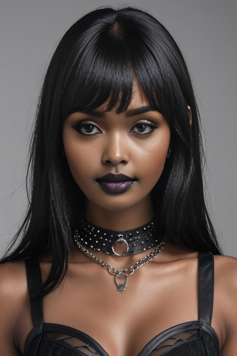 Photify AI prompt preview for Goth Girls pack - 240 - 2025-05-31T00:27:29.628Z