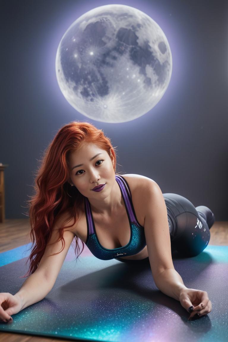 Photify AI prompt preview for Emo Yoga Queen pack - 240 - 2025-04-27T15:38:30.842Z