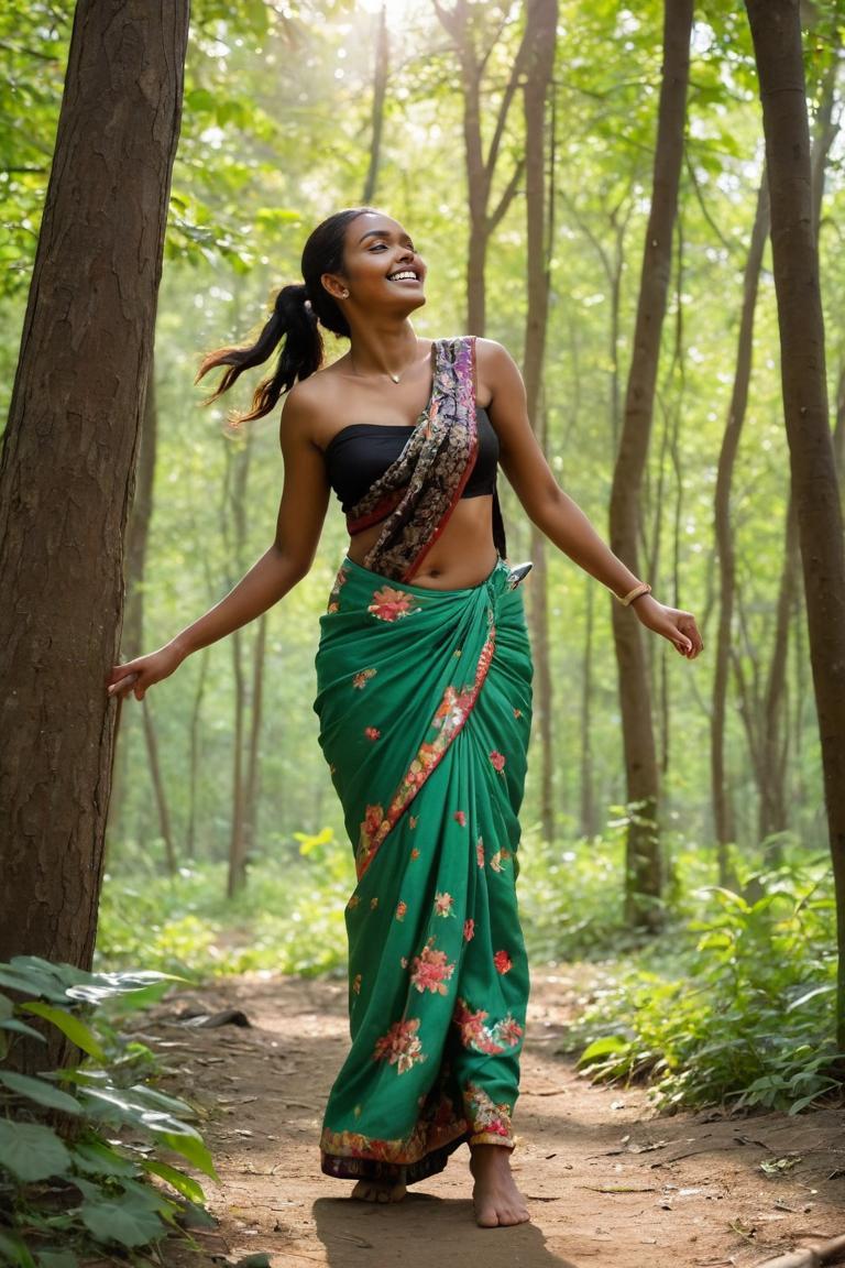 Photify AI prompt preview for Swinging In Saree pack - 240 - 2025-05-30T23:38:44.816Z