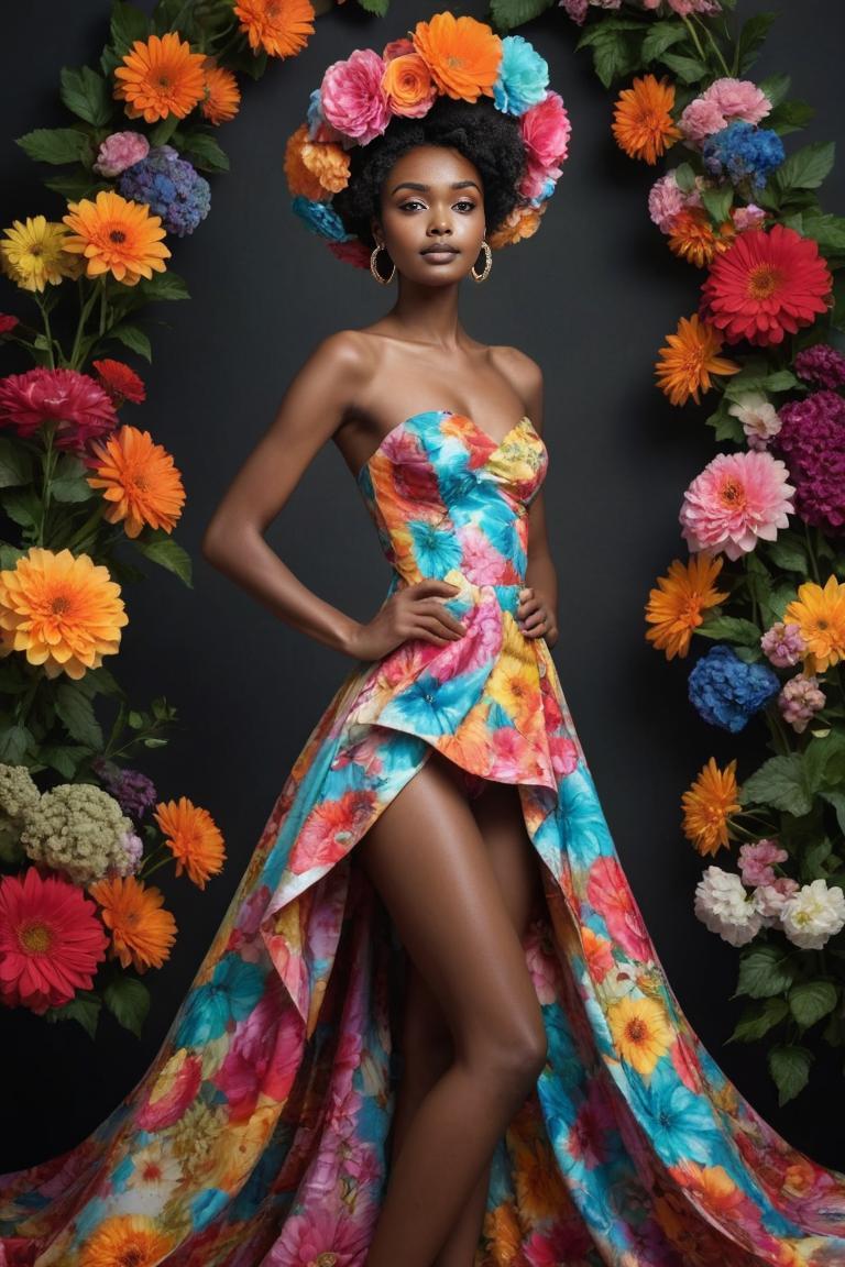 Photify AI prompt preview for Multicoloured Dress pack - 240 - 2025-05-14T04:30:40.751Z