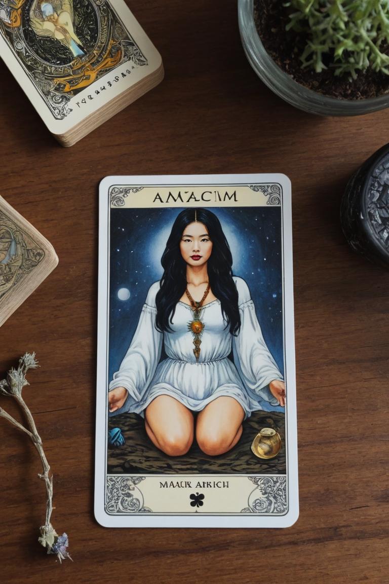 Photify AI prompt preview for Woman Tarot Read pack - 240 - 2025-05-31T00:33:40.072Z