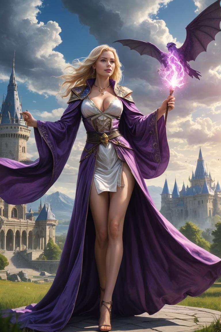 Photify AI prompt preview for Sorceress In Purple Robe pack - 240 - 2025-04-30T23:44:38.752Z
